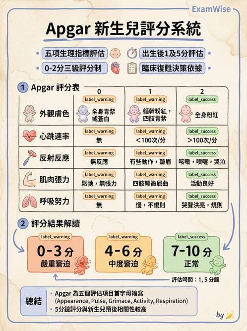護理師 - 新生兒日常照護與篩檢 - AI 圖文解析預覽