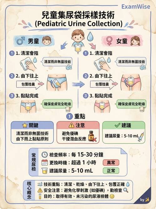 護理師 - 兒童基本護理評估技術 - AI 圖文解析預覽