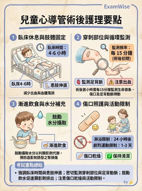 護理師 - 兒童循環系統疾病 - AI 圖文解析預覽