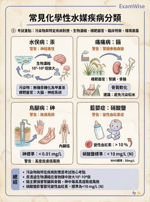 護理師 - 環境衛生與護理 - AI 圖文解析預覽