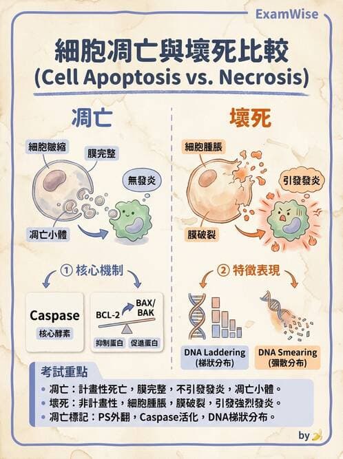 護理師 - 發炎、細胞傷害及修復 - AI 圖文解析預覽