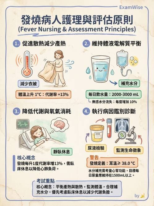 護理師 - 體溫與呼吸評估 - AI 圖文解析預覽