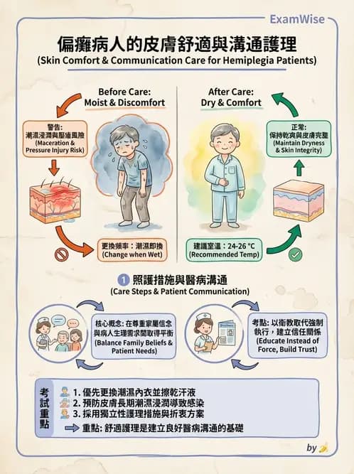 護理師 - 個人衛生與舒適照護 - AI 圖文解析預覽