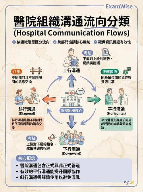 護理師 - 組織結構與溝通 - AI 圖文解析預覽