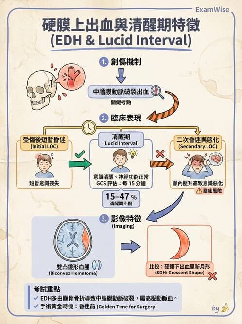 護理師 - 顱內壓升高與頭部外傷 - AI 圖文解析預覽