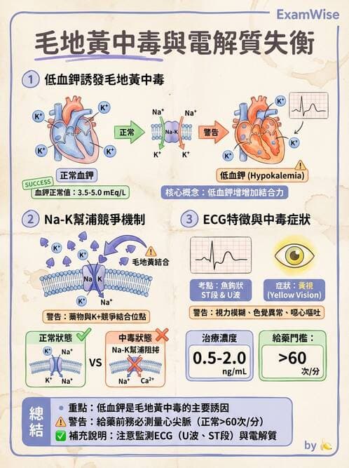 護理師 - 心臟衰竭與心律不整 - AI 圖文解析預覽