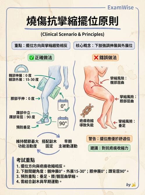 護理師 - 燒傷護理 - AI 圖文解析預覽