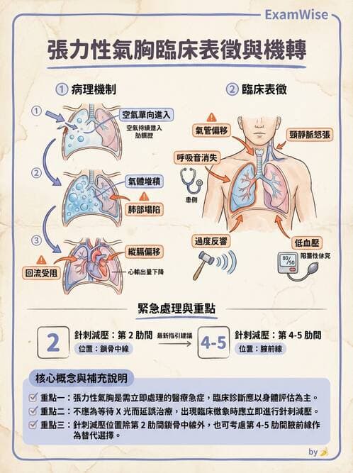 護理師 - 呼吸衰竭與胸腔護理 - AI 圖文解析預覽