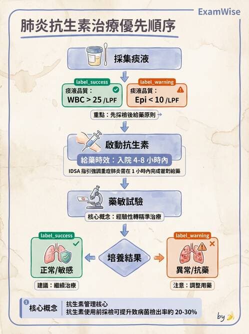 護理師 - 肺炎與呼吸道感染 - AI 圖文解析預覽
