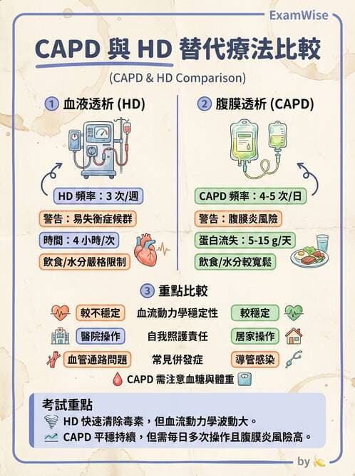 護理師 - 透析、電解質與酸鹼平衡 - AI 圖文解析預覽