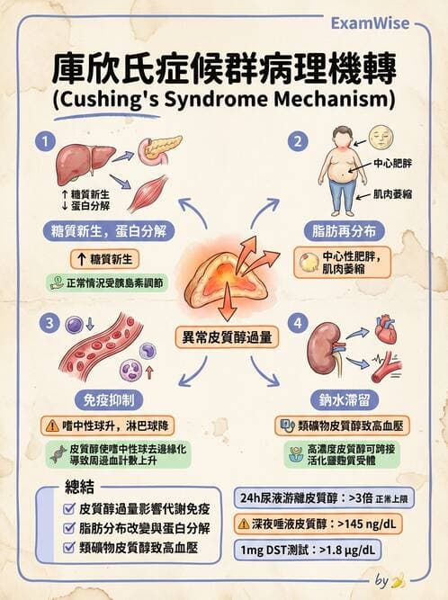 護理師 - 腎上腺與腦下垂體疾病 - AI 圖文解析預覽