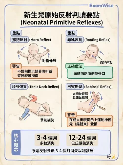 護理師 - 新生兒評估與生理特徵 - AI 圖文解析預覽