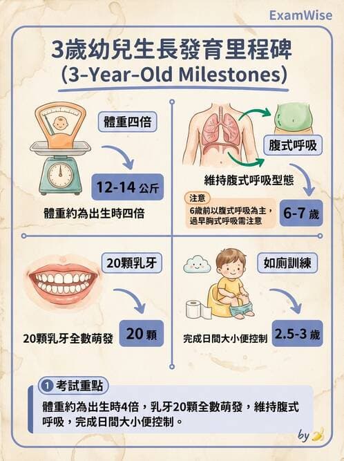 護理師 - 兒童生長發展與評估 - AI 圖文解析預覽