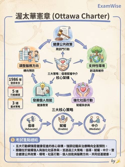 護理師 - 健康促進理論與模式 - AI 圖文解析預覽