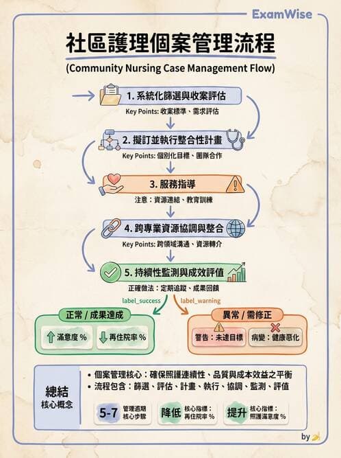 護理師 - 個案管理與照護評估 - AI 圖文解析預覽