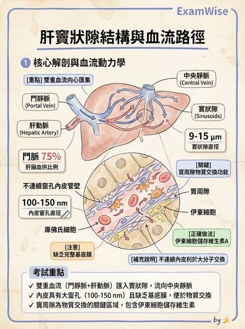 護理師 - 肝膽與腹部血管 - AI 圖文解析預覽