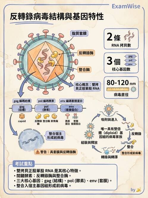 護理師 - RNA 病毒、新興病毒 - AI 圖文解析預覽