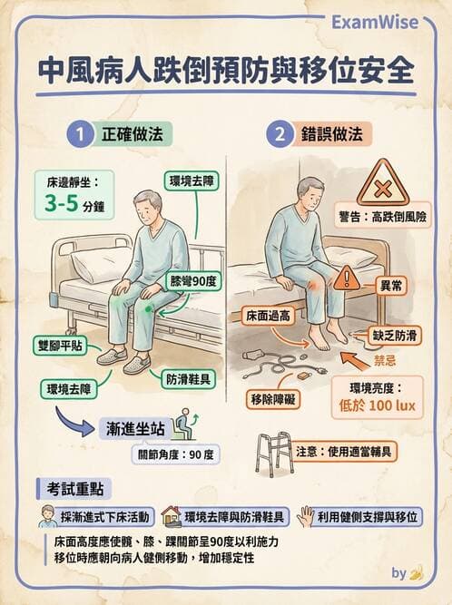 護理師 - 體位擺位與安全照護 - AI 圖文解析預覽