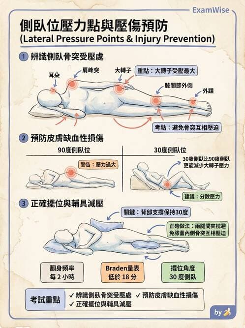 護理師 - 體位擺位與安全照護 - AI 圖文解析預覽