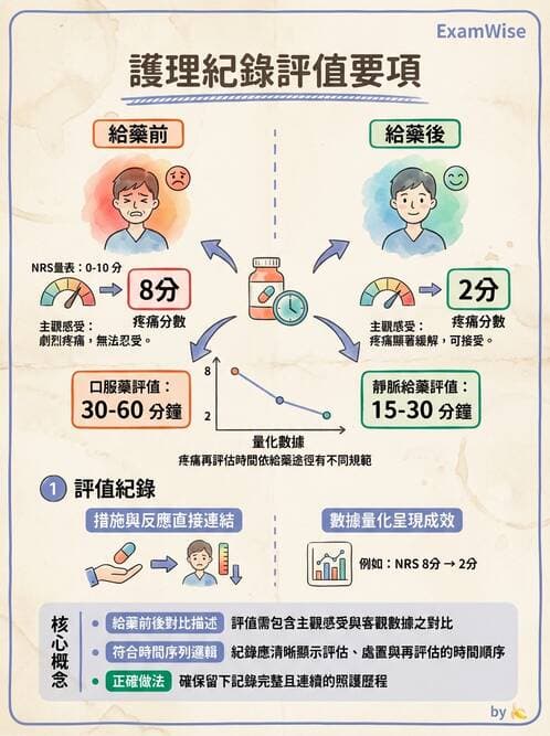 護理師 - 護理過程(評估至評值) - AI 圖文解析預覽