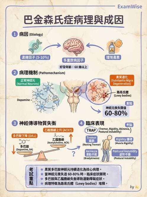 護理師 - 神經退化疾病與癲癇 - AI 圖文解析預覽