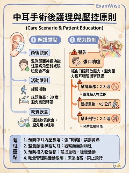 護理師 - 耳鼻喉疾病 - AI 圖文解析預覽