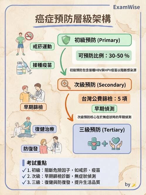 護理師 - 腫瘤概論與診斷 - AI 圖文解析預覽