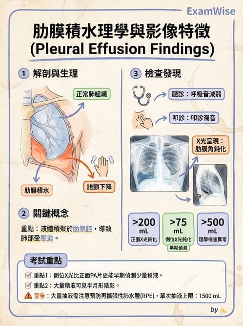 護理師 - 呼吸衰竭與胸腔護理 - AI 圖文解析預覽