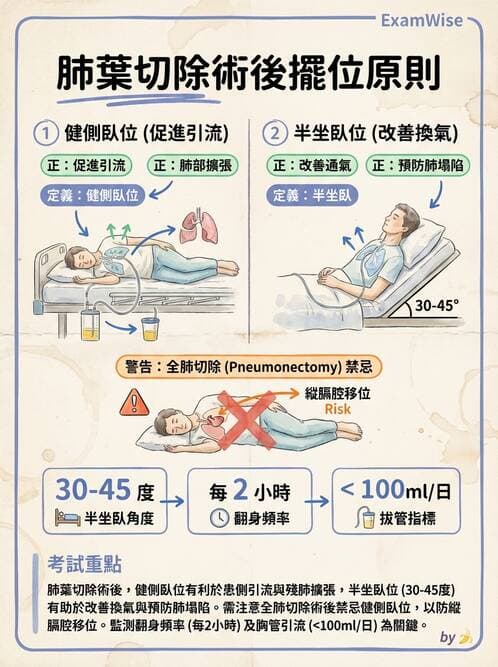 護理師 - 呼吸衰竭與胸腔護理 - AI 圖文解析預覽