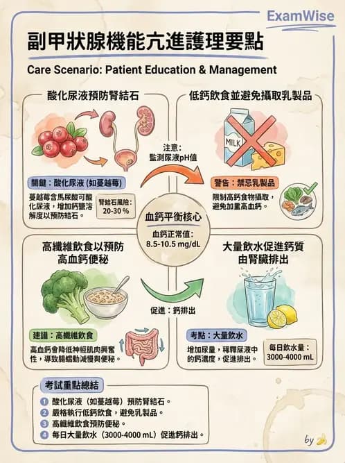 護理師 - 甲狀腺與副甲狀腺疾病 - AI 圖文解析預覽