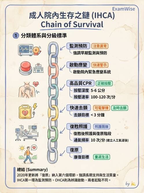 護理師 - CPR、AED與急救技術 - AI 圖文解析預覽