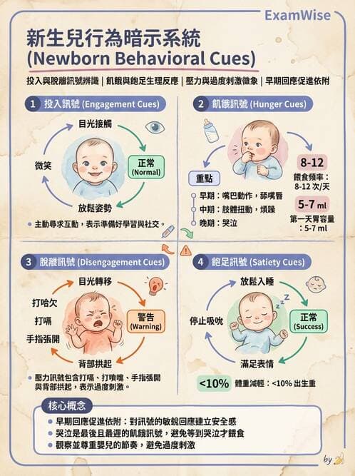 護理師 - 新生兒評估與生理特徵 - AI 圖文解析預覽