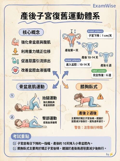 護理師 - 產後生理恢復與護理 - AI 圖文解析預覽