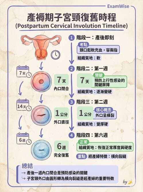 護理師 - 產後生理恢復與護理 - AI 圖文解析預覽