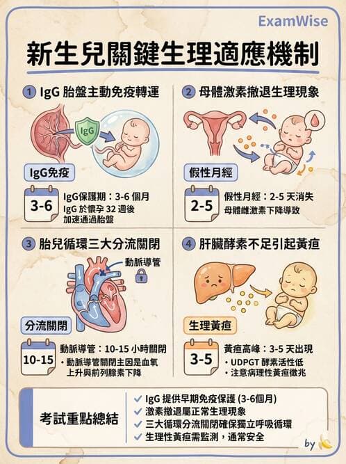 護理師 - 新生兒評估與生理特徵 - AI 圖文解析預覽