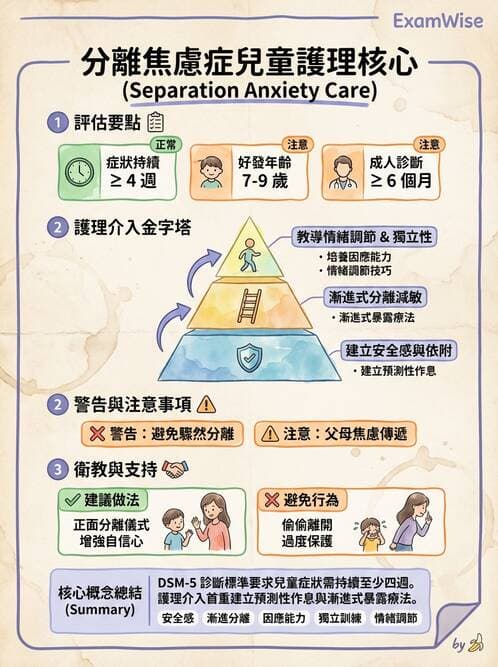 護理師 - 兒童青少年精神疾患 - AI 圖文解析預覽