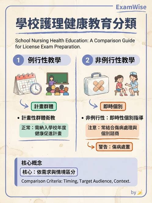 護理師 - 學校衛生護理 - AI 圖文解析預覽