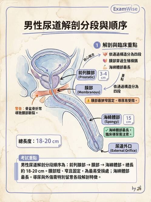護理師 - 泌尿生殖系統 - AI 圖文解析預覽