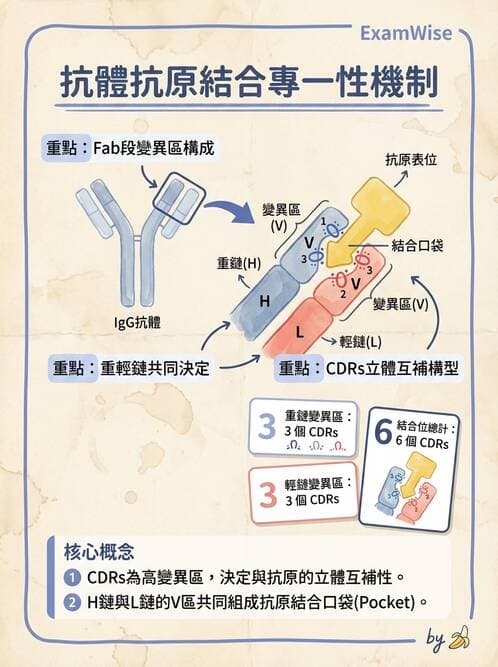 護理師 - 免疫系統組成、抗原-抗體、補體、先天性免疫 - AI 圖文解析預覽