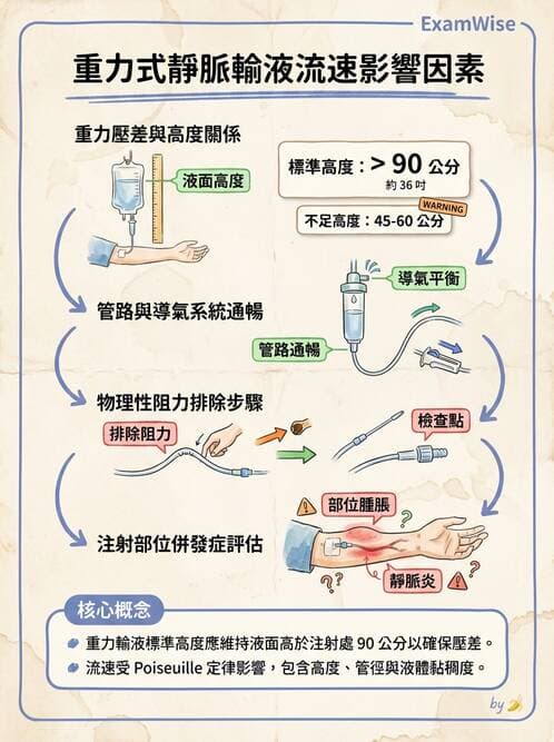 護理師 - 靜脈輸液與電解質平衡 - AI 圖文解析預覽