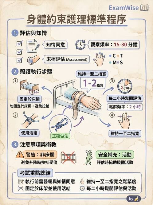 護理師 - 體位擺位與安全照護 - AI 圖文解析預覽