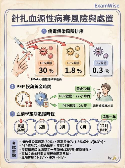 護理師 - 器官移植與AIDS - AI 圖文解析預覽