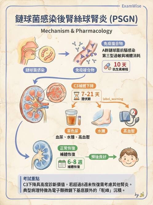 護理師 - 腎炎、腎衰竭與慢性腎臟病 - AI 圖文解析預覽