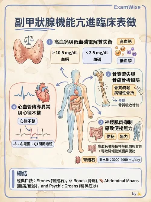 護理師 - 甲狀腺與副甲狀腺疾病 - AI 圖文解析預覽