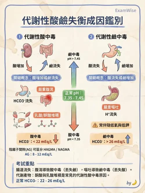 護理師 - 透析、電解質與酸鹼平衡 - AI 圖文解析預覽
