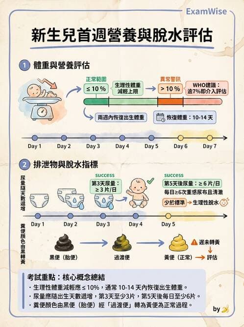 護理師 - 新生兒日常照護與篩檢 - AI 圖文解析預覽