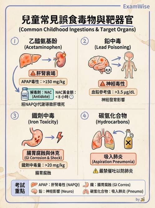 護理師 - 兒童急症與燒傷護理 - AI 圖文解析預覽