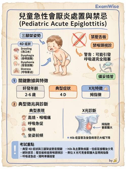 護理師 - 兒童呼吸系統疾病 - AI 圖文解析預覽