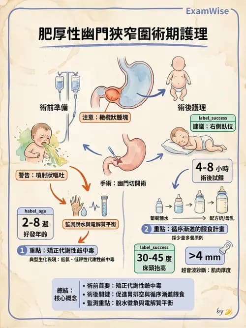 護理師 - 兒童消化系統疾病 - AI 圖文解析預覽
