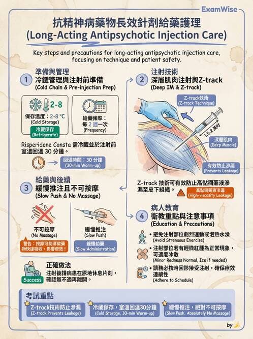 護理師 - 精神科藥物與生物治療 - AI 圖文解析預覽